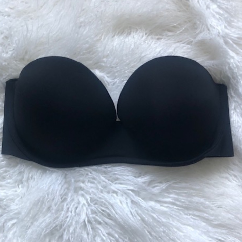 Women's Strapless Black Bra, Nautica 38C